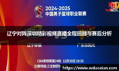 辽宁对阵深圳精彩视频直播全程回顾与赛后分析